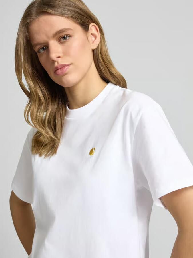 Carhartt Work In Progress Oversized T-shirt met labelstitching