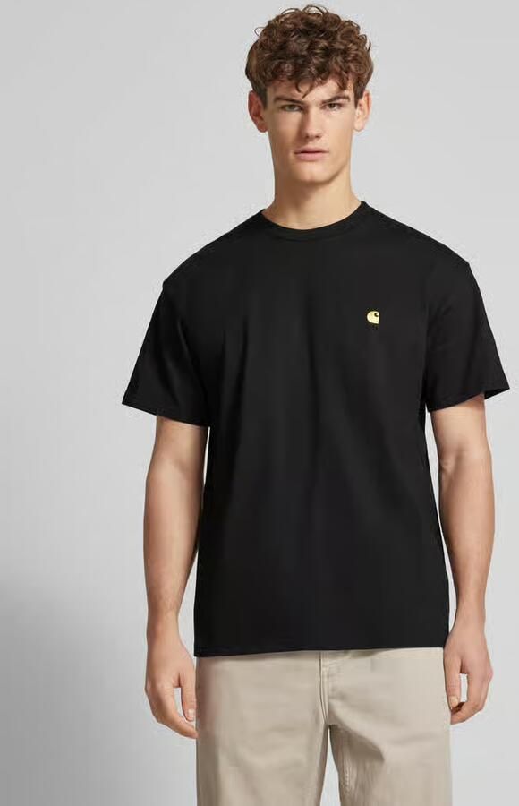 Carhartt WIP Short Sleeve Chase T-shirt T-shirts Kleding black gold maat: M beschikbare maaten:S M L XL - Foto 11