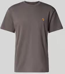 Carhartt Work In Progress T-shirt met labelstitching model 'CHASE'
