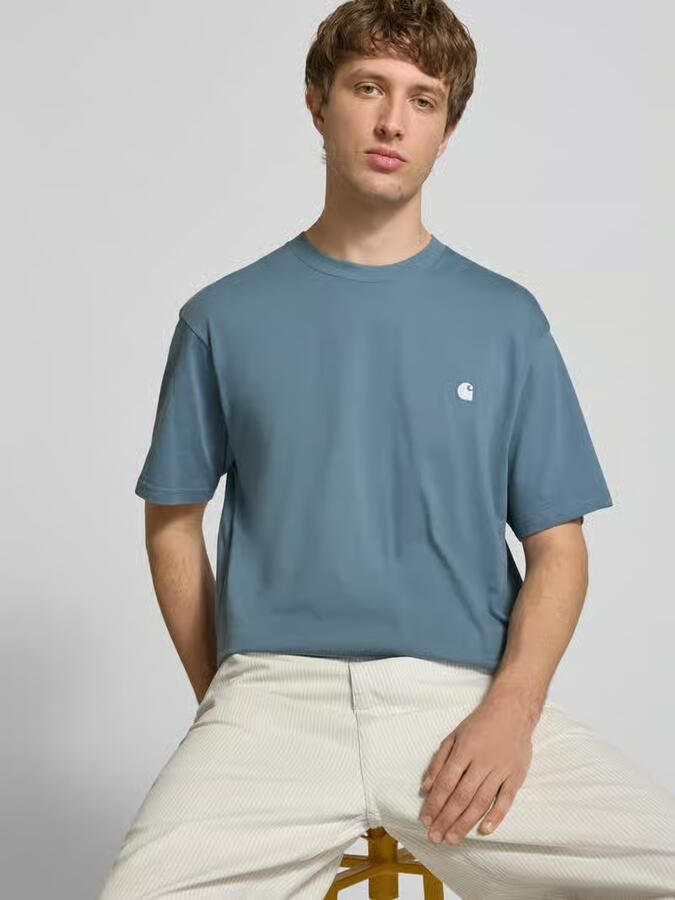 Carhartt Work In Progress T-shirt met labelstitching model 'Madison'