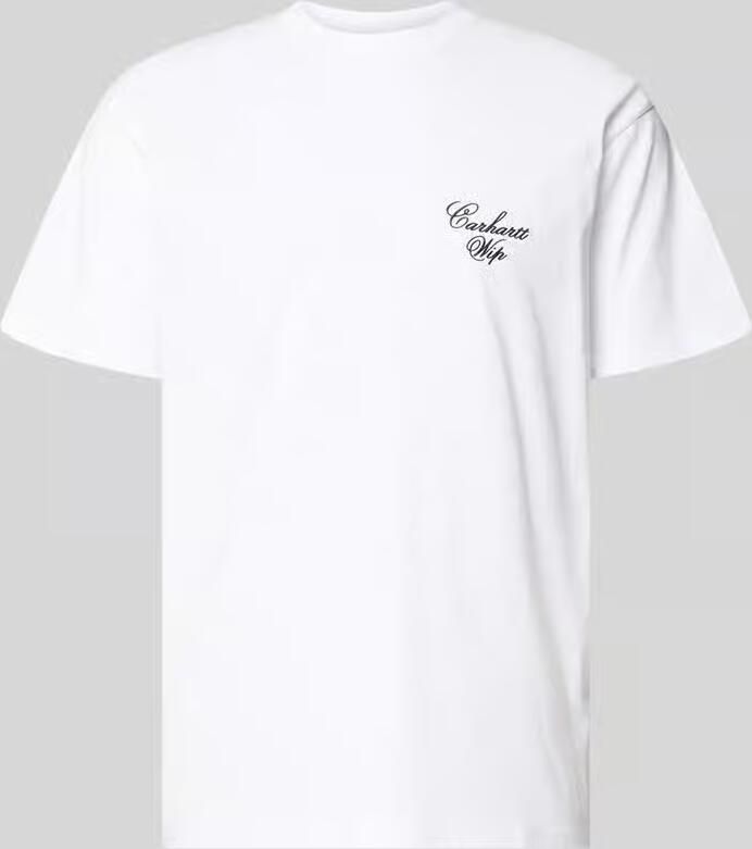 Carhartt Work In Progress T-shirt met logostitching model 'Gracious'