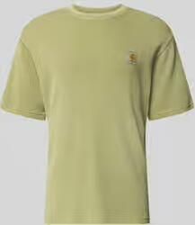 Carhartt Work In Progress T-shirt met structuurpatroon model 'Nelson'