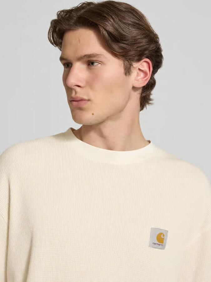 Carhartt Work In Progress T-shirt met structuurpatroon model 'Nelson' - Foto 2
