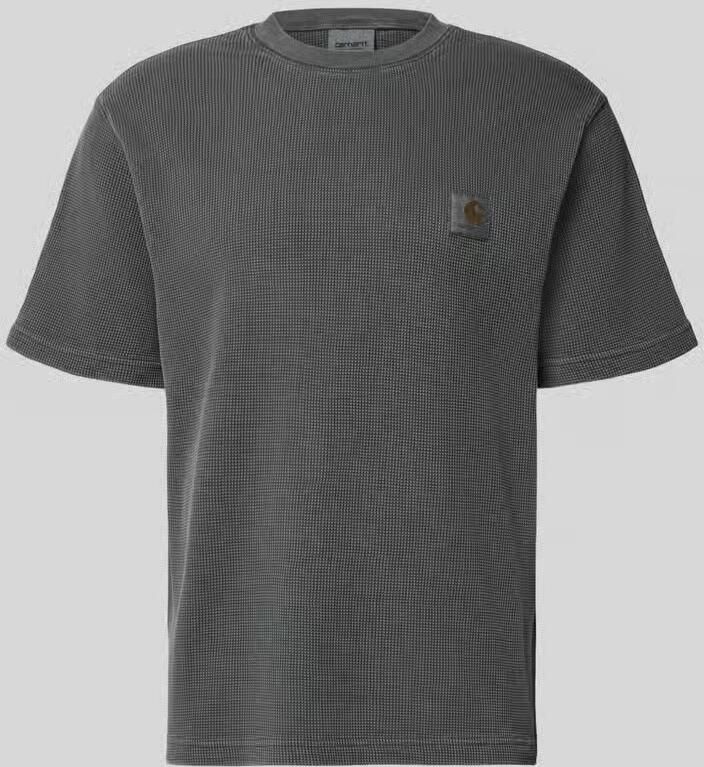 Carhartt Work In Progress T-shirt met structuurpatroon model 'Nelson'