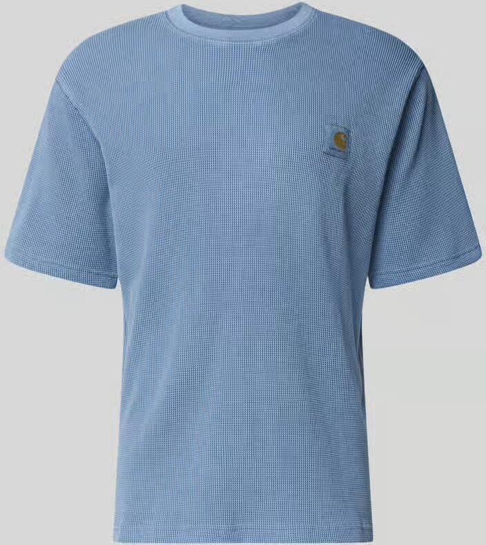 Carhartt Work In Progress T-shirt met structuurpatroon model 'Nelson' - Foto 3