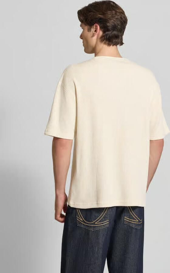 Carhartt Work In Progress T-shirt met structuurpatroon model 'Nelson'