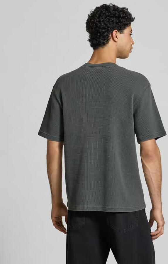Carhartt Work In Progress T-shirt met structuurpatroon model 'Nelson' - Foto 3