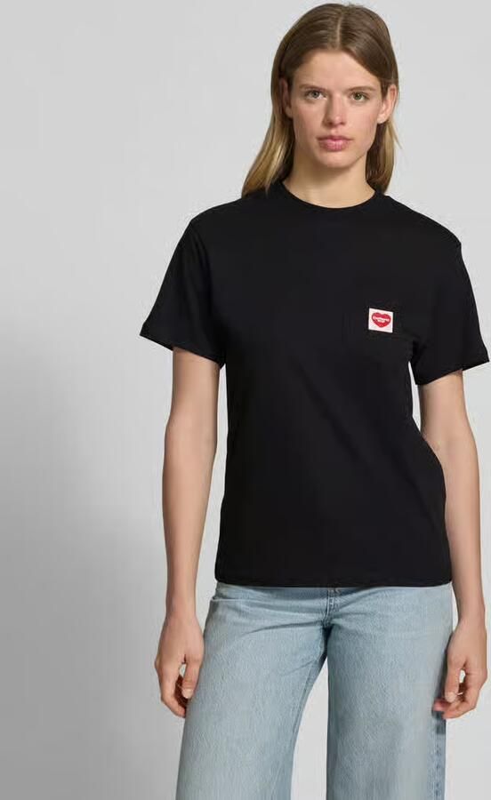 Carhartt Work In Progress T-shirt van puur biologisch katoen met labelpatch - Foto 3