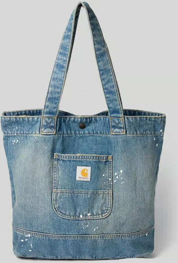 Carhartt Work In Progress Tote tas van puur katoen in denimlook - Foto 2