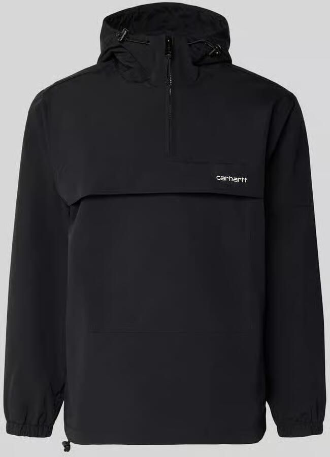 Carhartt WIP Zomer Windbreaker Pullover Lichtgewicht en stijlvol Black Heren - Foto 2