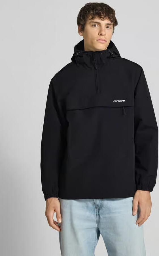 Carhartt WIP Zomer Windbreaker Pullover Lichtgewicht en stijlvol Black Heren - Foto 3