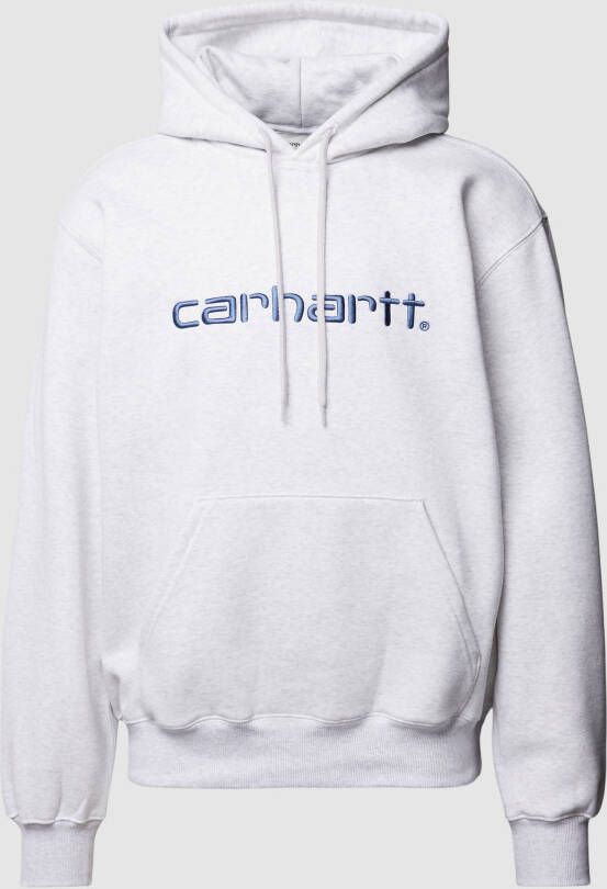 Carhartt Work In Progress Hoodie met labelstitching