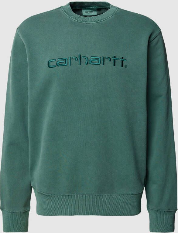 Carhartt Work In Progress Sweatshirt met ribboorden model 'DUSTER'