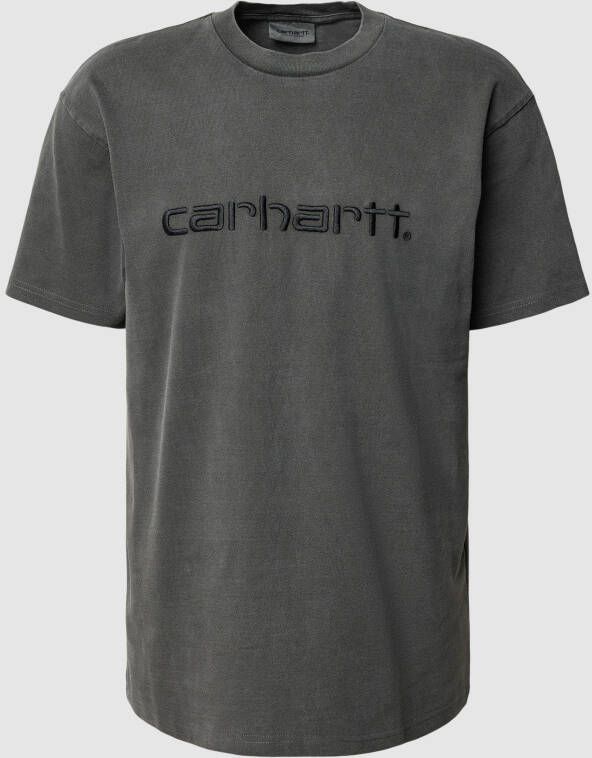 Carhartt Work In Progress T-shirt met labelstitching model 'DUSTER'
