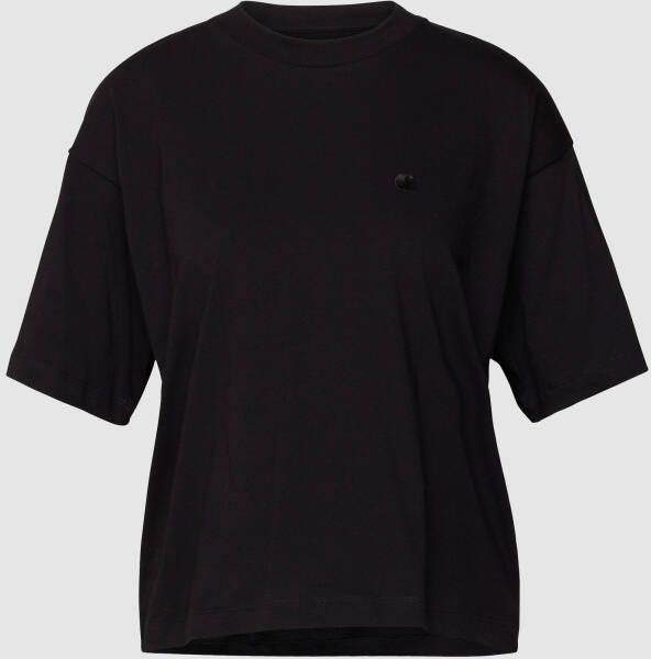 Carhartt WIP Zwarte korte mouw Chester T-shirt Black Dames