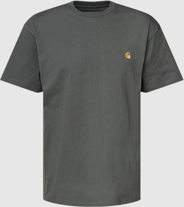 Carhartt Work In Progress T-shirt met logostitching model 'CHASE'