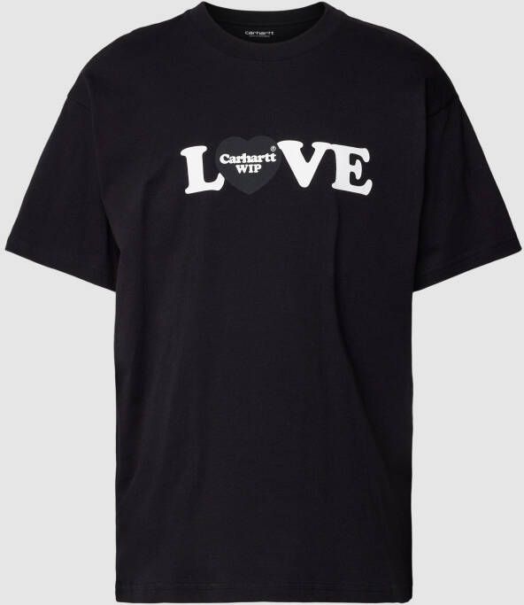 Carhartt Work In Progress T-shirt van katoen met labelprint