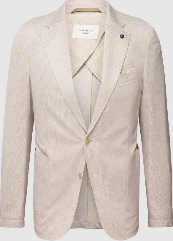 Carl gross 2-knoops colbert met reverskraag model 'Fabian'