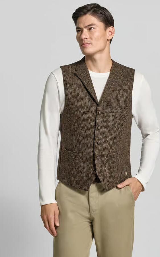 Carl gross Bodywarmer met paspelzak op de borst model 'Warner' - Foto 2