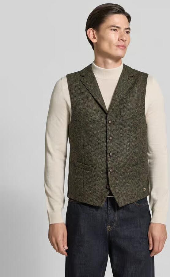 Carl gross Bodywarmer met paspelzak op de borst model 'Warner' - Foto 2
