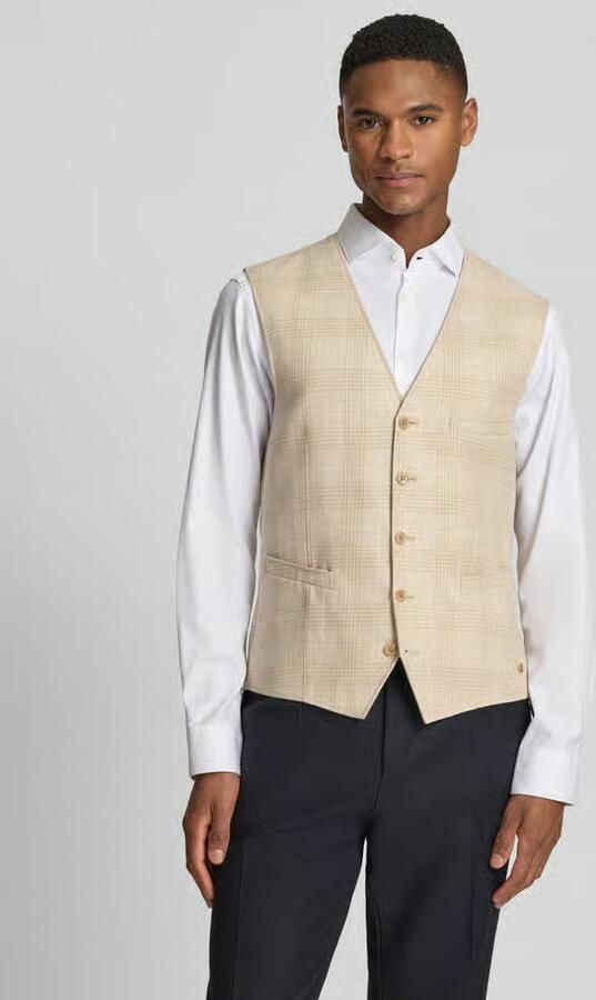 Carl gross Bodywarmer van linnenmix model 'Wilson' - Foto 3
