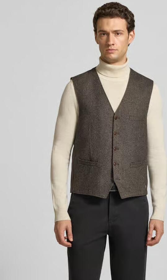Carl gross Bodywarmer van wolmix model 'Wilson' - Foto 3
