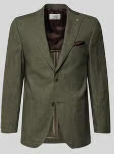 Carl gross Colbert van viscose met pochet model 'Tebbo'
