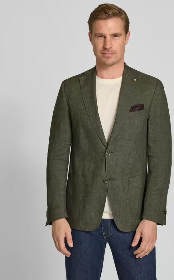 Carl gross Colbert van viscose met pochet model 'Tebbo' - Foto 3