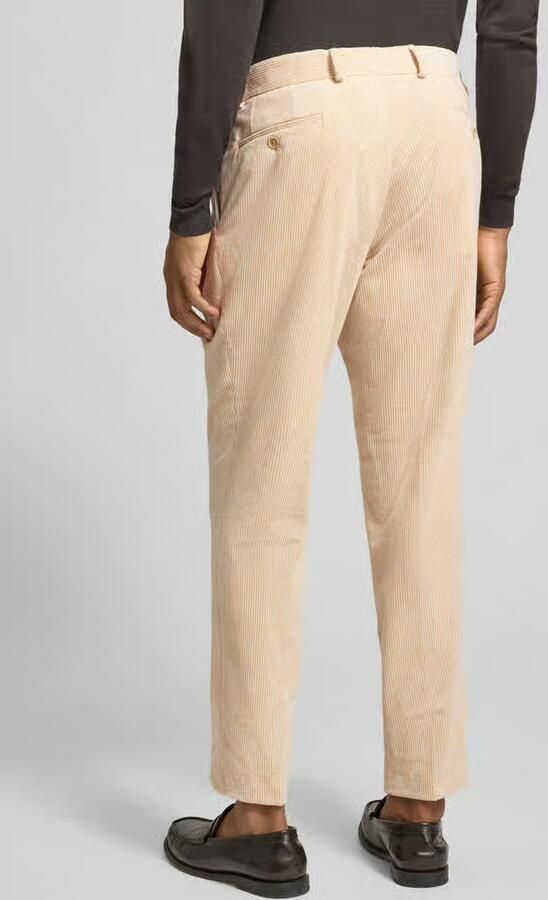Carl gross Corduroy broek met bandplooien model 'Torry' - Foto 2