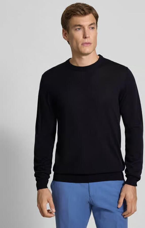 Carl gross Gebreide pullover van merinowol model 'Dale' - Foto 2