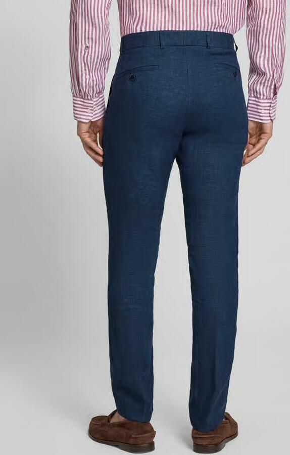 Carl gross Linnen broek met Franse steekzakken model 'Tomte' - Foto 2