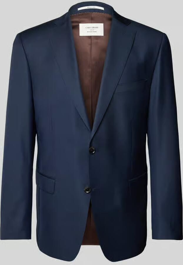 Carl gross Modern fit 2-knoops colbert van scheerwol model 'Steven' - Foto 2