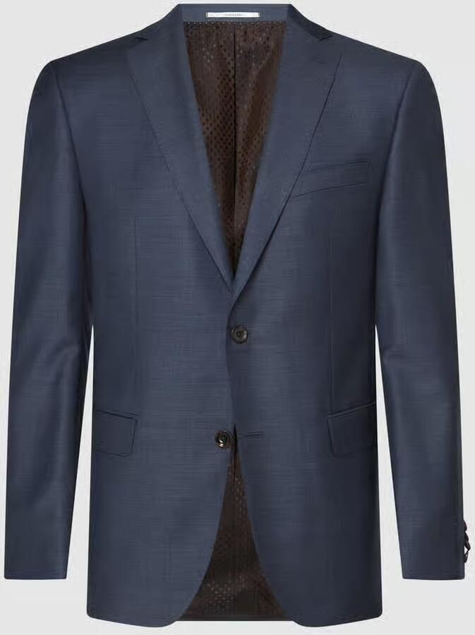 Carl gross Modern fit 2-knoops colbert van scheerwol model 'Steven' - Foto 2
