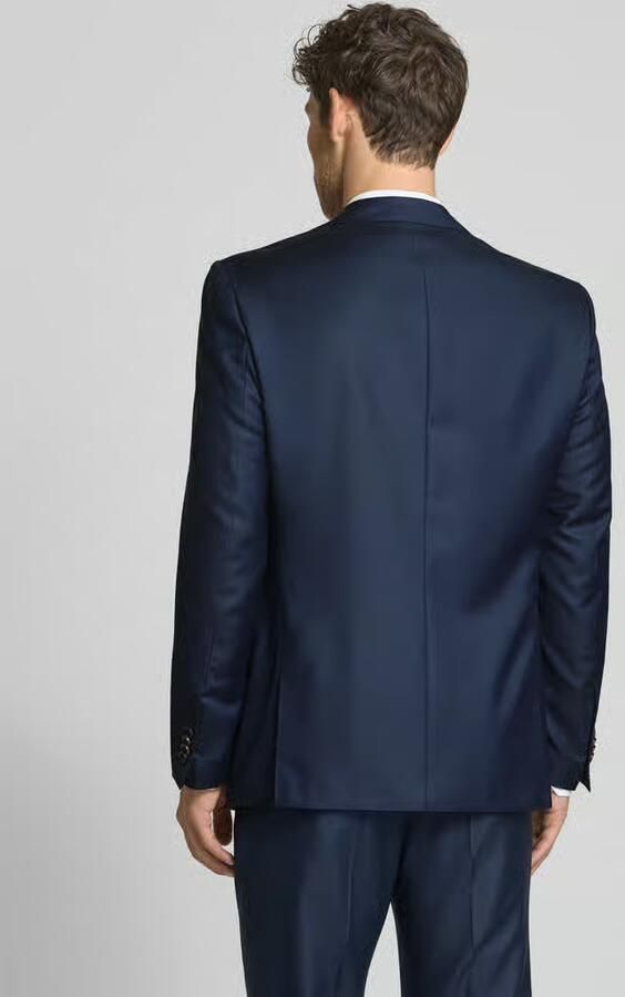 Carl gross Modern fit 2-knoops colbert van scheerwol model 'Steven' - Foto 3