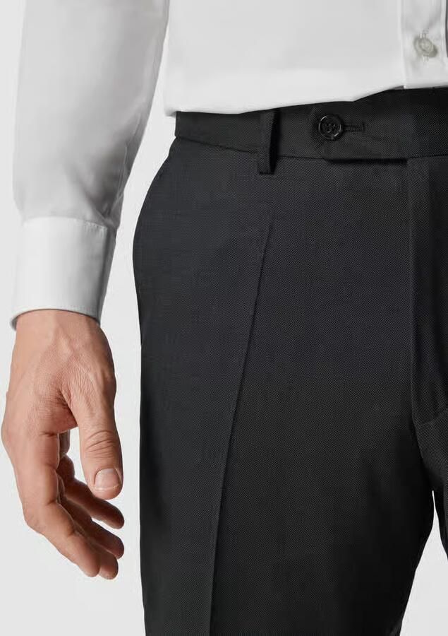 Carl gross Pantalon met fijn geweven motief