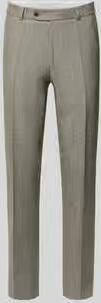 Carl gross pantalon van linnenmix met achterzakken