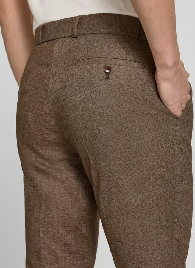 Carl gross pantalon van linnenmix model 'Tomte' - Foto 2