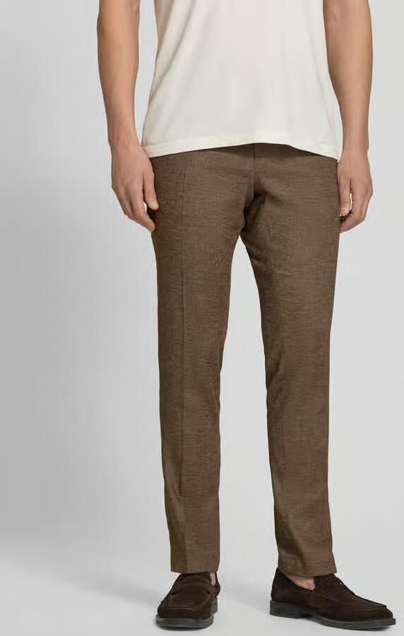 Carl gross pantalon van linnenmix model 'Tomte' - Foto 3