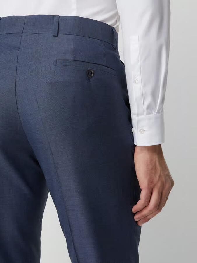 Carl gross Pantalon van scheerwol model 'Stevenson'