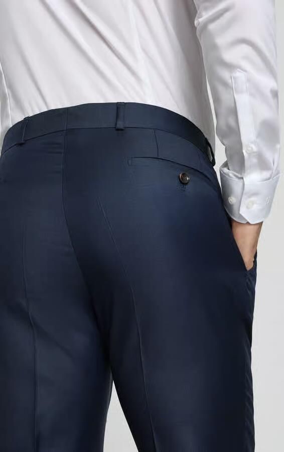 Carl gross Pantalon van scheerwol model 'Stevenson'