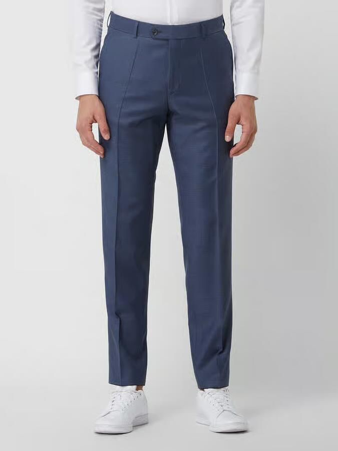 Carl gross Pantalon van scheerwol model 'Stevenson'