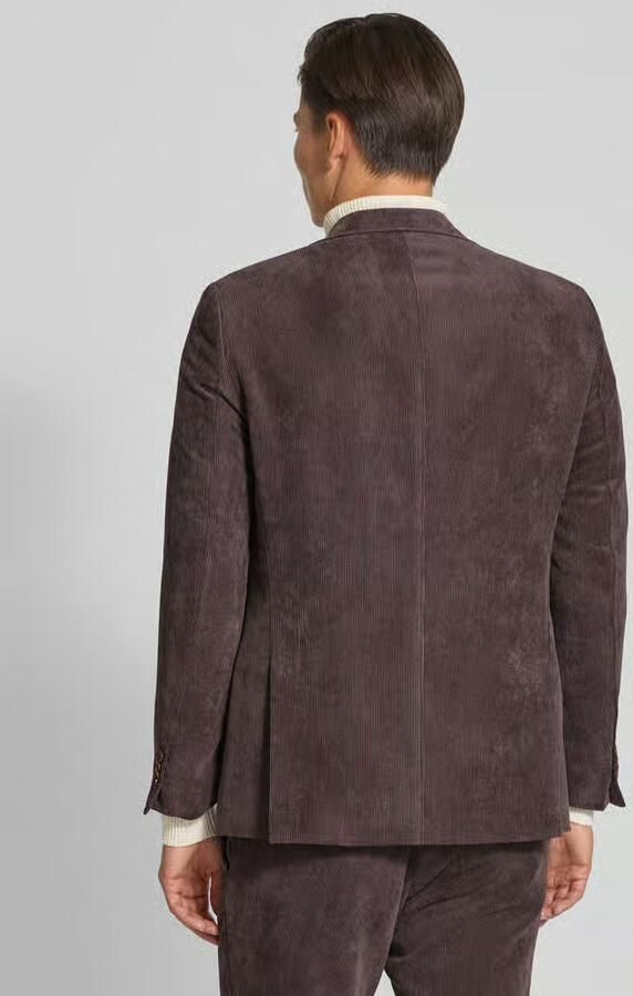 Carl gross Regular fit 2-knoops colbert met reverskraag model 'Theo'