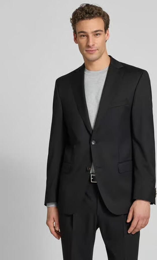 Carl gross Regular fit 2-knoops colbert van scheerwol model 'STEVEN' - Foto 3
