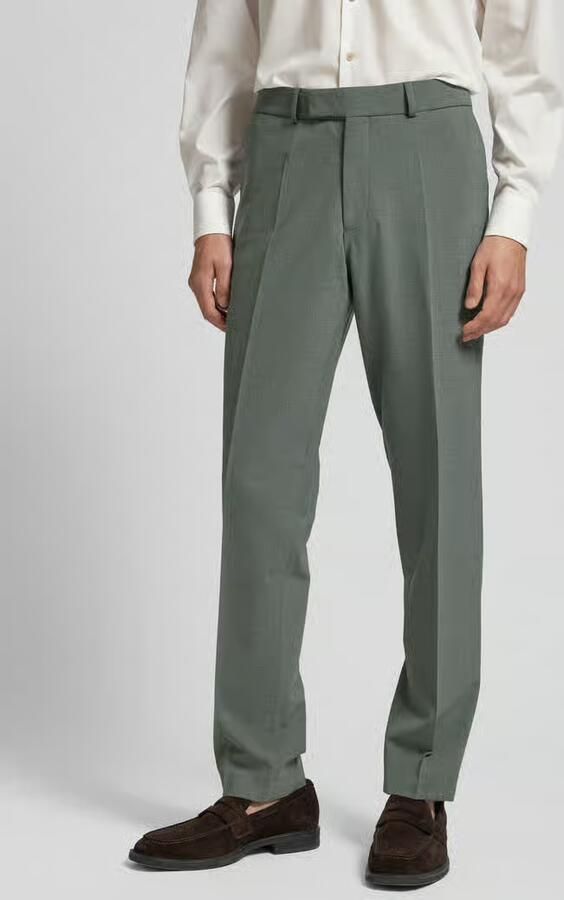 Carl gross Regular fit bandplooibroek met wol model 'Sendrik' - Foto 2