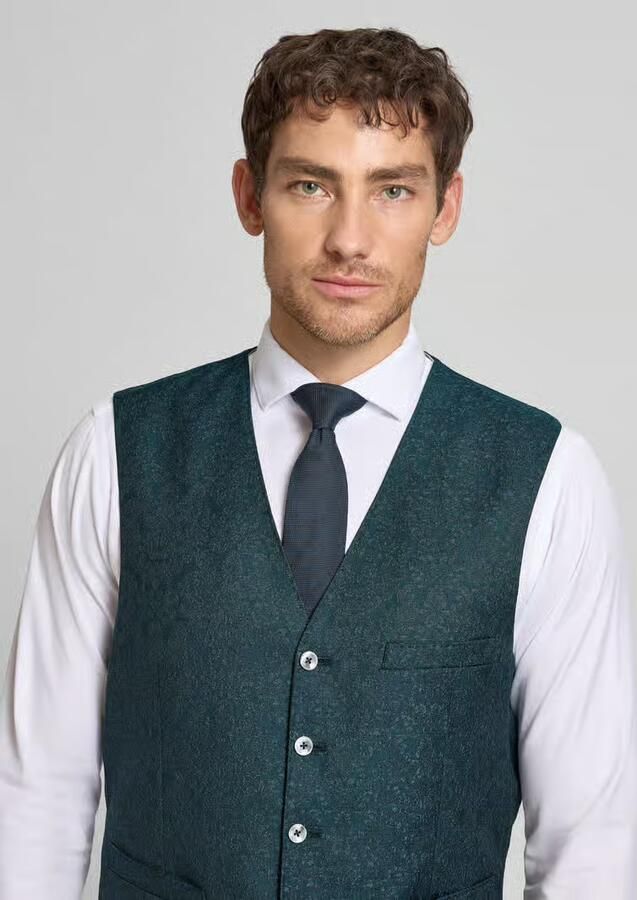 Carl gross regular fit bodywarmer met scheerwol model 'Waldo' - Foto 2