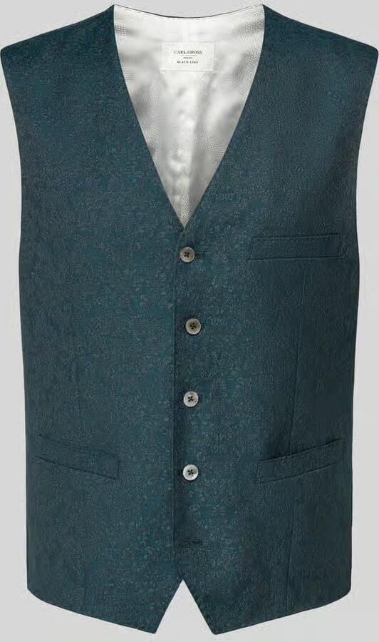 Carl gross regular fit bodywarmer met scheerwol model 'Waldo' - Foto 2