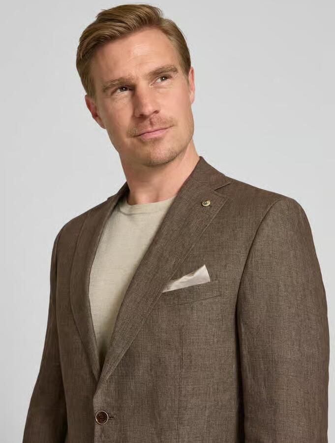 Carl gross regular fit colbert van linnenmix model 'Tebbo'