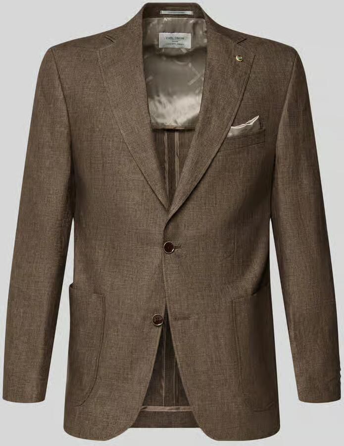 Carl gross regular fit colbert van linnenmix model 'Tebbo' - Foto 2