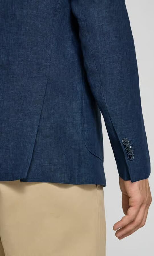 Carl gross regular fit colbert van linnenmix model 'Tebbo'