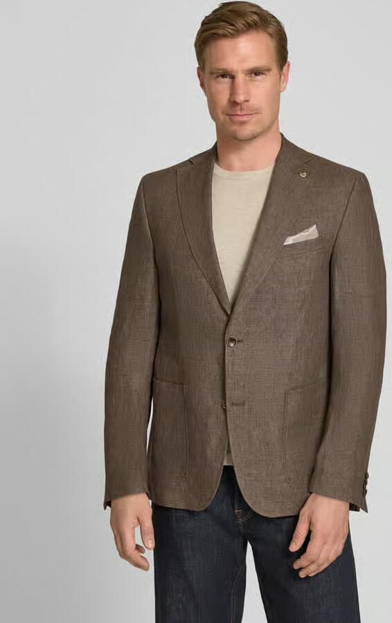 Carl gross regular fit colbert van linnenmix model 'Tebbo' - Foto 2